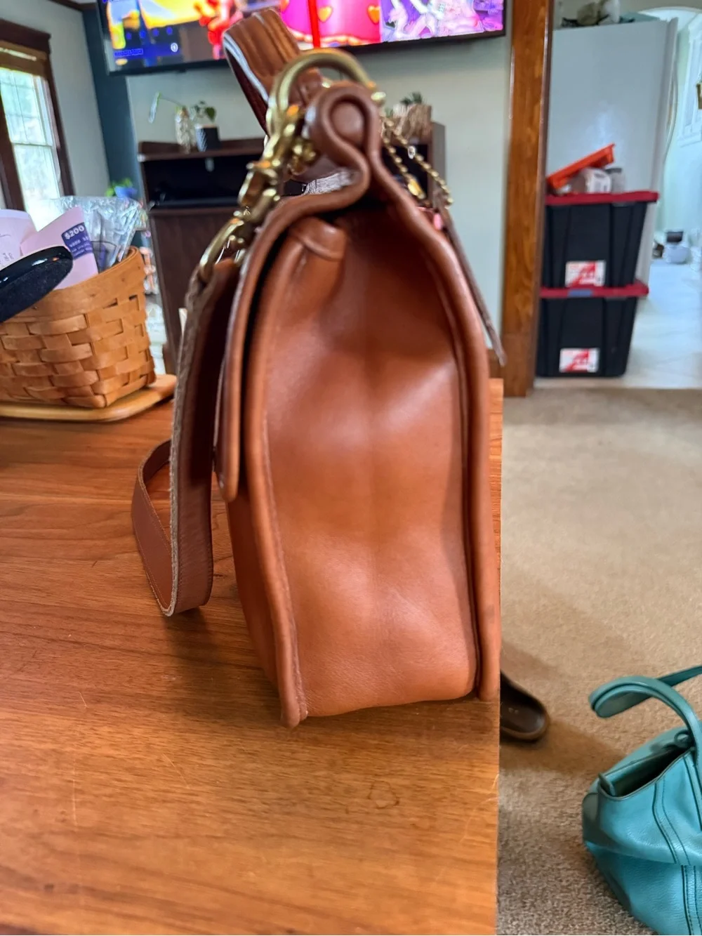 Vintage 1994 Made in USA Coach Willis Bag 9927